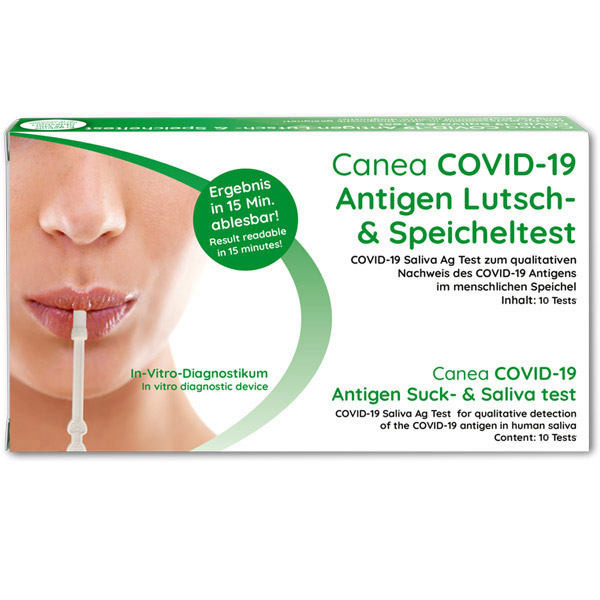 CANEA COVID-19 Prueba de succión y saliva del antígeno del SARS-COV-2