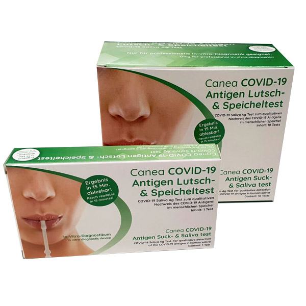 CANEA COVID-19 Prueba de succión y saliva del antígeno del SARS-COV-2