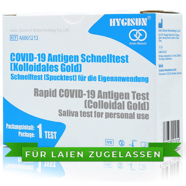 HYGISUN COVID-19 Швидкий тест на антиген / тест на ШВИДКУ