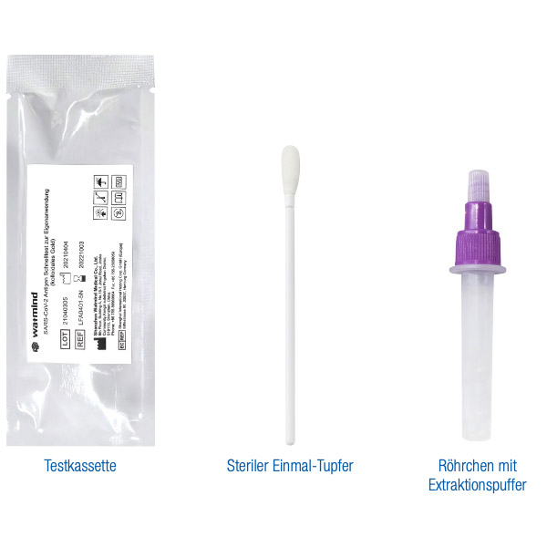 Prueba rápida de antígeno Watmind COVID-19 / SARS-COV-2 / Lolly Test