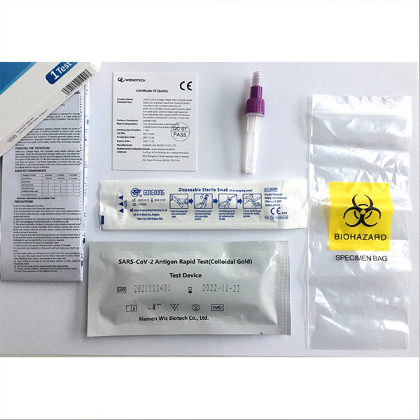 WIZ Biotech COVID-19 / SARS-COV-2 Antigen Rapid Nasal Test