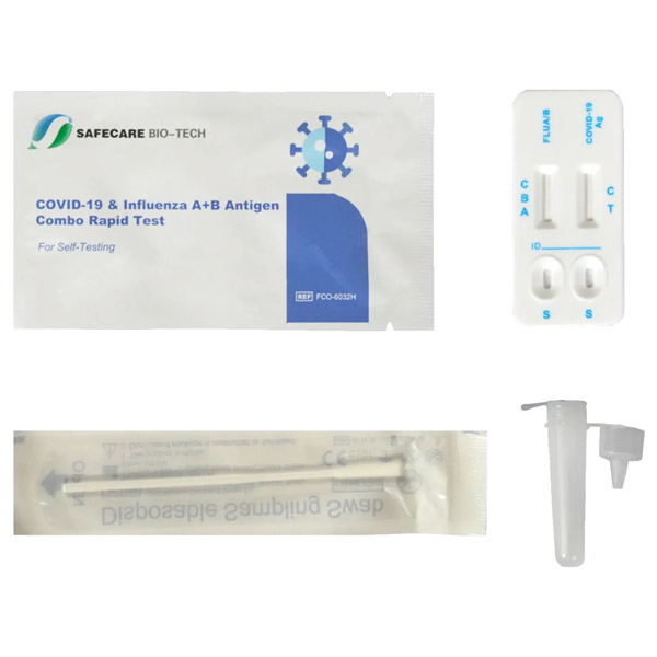 Safecare COVID-19 & Influenza A+B Antigen Combo Schnelltest
